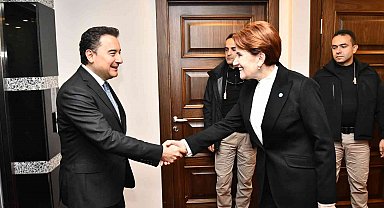 DEVA Partisi lideri Babacan'dan İYİ Parti lideri Akşener'e ziyaret