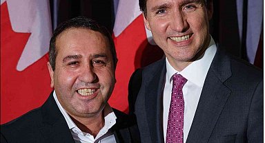 Türk iş adamı Mert, Kanada Başbakanı Trudeau ile bir araya geldi