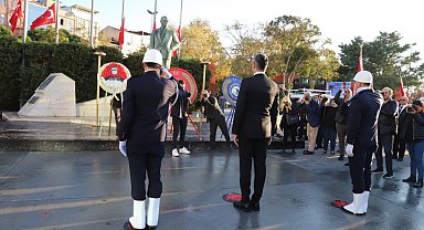 Ulu önder Atatürk 10 Kasım'da özlem ve minnetle Kartal'da anıldı