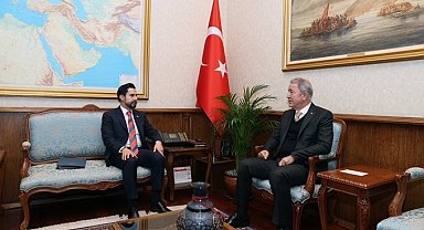 Bakan Akar, Guetemala'nın Ankara Büyükelçisi Barrios'u kabul etti