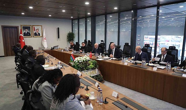 Bakan Soylu, Gambiya Cumhurbaşkanı Yardımcısı Joof ile bir araya geldi