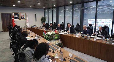 Bakan Soylu, Gambiya Cumhurbaşkanı Yardımcısı Joof ile bir araya geldi