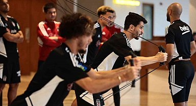 Beşiktaş salonda çalıştı