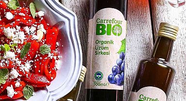 CarrefourSA'nın yeni ürünü BIO organik sirke raflarda yerini aldı