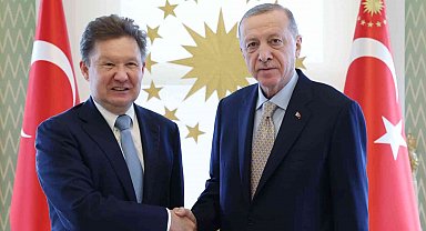 Cumhurbaşkanı Erdoğan, Gazprom Başkanı Miller'ı kabul etti