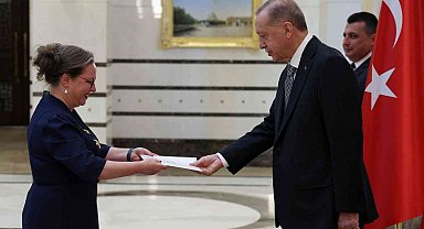 Cumhurbaşkanı Erdoğan, İsrail Büyükelçisi Irit Lillian'ı kabul etti
