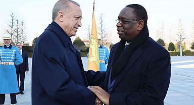 Cumhurbaşkanı Erdoğan, Senegal Cumhurbaşkanı Sall ile bir araya geldi