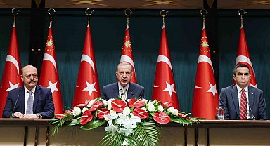 Cumhurbaşkanı Erdoğan yeni asgari ücreti açıkladı