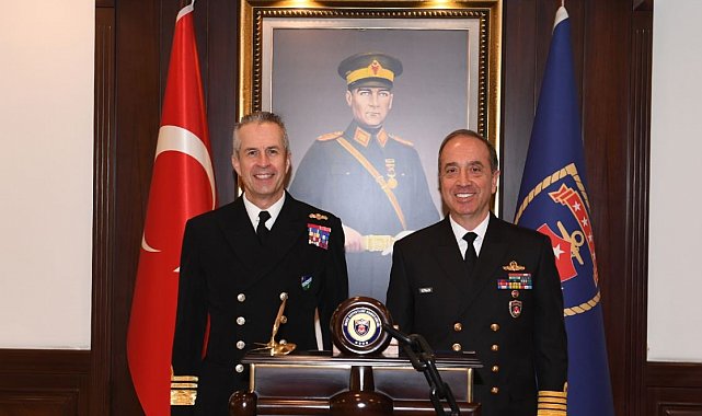 Deniz Kuvvetleri Komutanı Tatlıoğlu, NATO Müttefik Deniz Kuvvetleri Komutanı Blount ile bir araya geldi