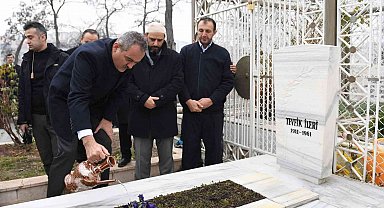 Eski Milli Eğitim Bakanı İleri, vefatının 61. yılında kabri başında anıldı