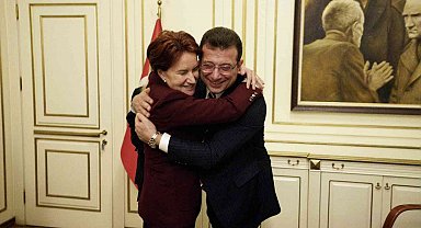 İmamoğlu ve Akşener karar sonrası birbirlerine böyle sarıldı