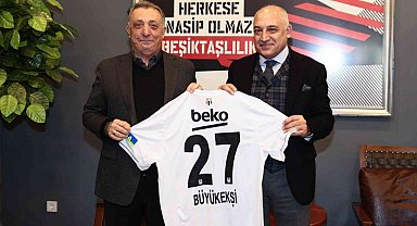 TFF Başkanı Mehmet Büyükekşi, Beşiktaş'ı ziyaret etti