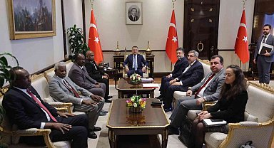 Cumhurbaşkanı Yardımcısı Oktay, Sudan heyetini kabul etti