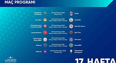 Efeler Ligi'nde 17. hafta heyecanı