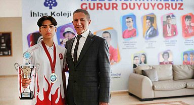 İhlas Koleji öğrencisi kick boksta Türkiye şampiyonu oldu