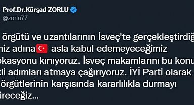 İYİ Parti'den, İsveç'teki PKKYPG provokasyonlarına kınama