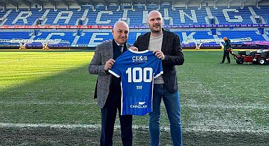 TFF Başkanı Büyükekşi ve beraberindeki heyet, KRC Genk Kulübü'nü ziyaret etti