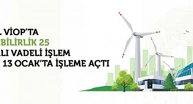 VİOP'ta, BIST Sürdürülebilirlik 25 Endeksi Vadeli İşlem Sözleşmeleri işleme açıldı