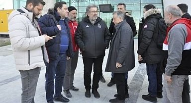 Ahmet Nur Çebi deprem felaketinden etkilenen Hatay'da