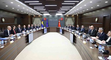 Bakan Nebati, Türkiye'yi ziyarete gelen AB heyetini ağırladı