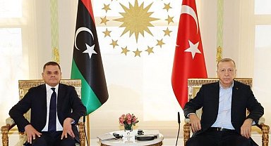 Cumhurbaşkanı Erdoğan, Libya Başbakanı Abdülhamid Dibeybe'yi kabul etti