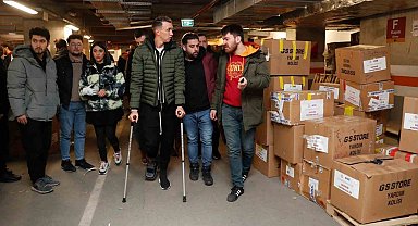 Fernando Muslera'dan yardım çalışmalarına destek