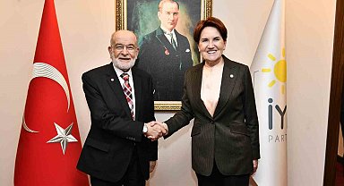 İYİ Parti lideri Akşener, Temel Karamollaoğlu'nu kabul etti