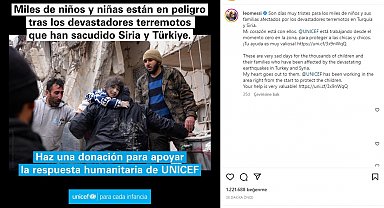 Lionel Messi: "Kalbim depremzedelerle birlikte"