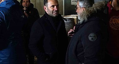 Okan Buruk'tan yardım çalışmalarına destek