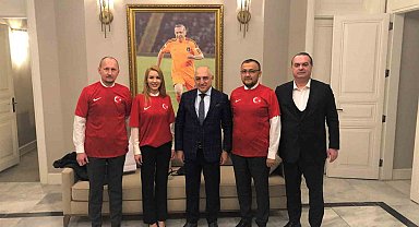 Ukrayna Büyükelçisi Bodnar'dan TFF Başkanı Mehmet Büyükekşi'ye Ziyaret