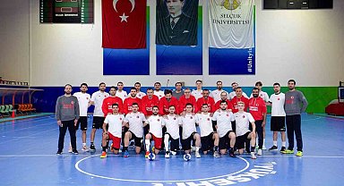 A Milli Erkek Hentbol Takımı Lüksemburg maçları hazırlıklarını sürdürüyor
