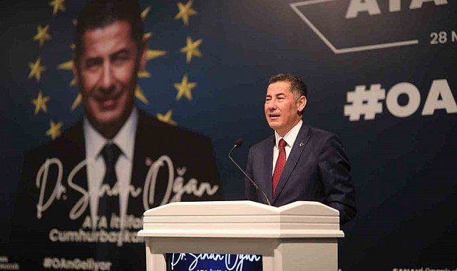 Ata İttifakı'nın cumhurbaşkanı adayı Sinan Oğan, Ankara'da basın toplantısı düzenledi