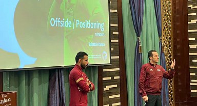 Bahattin Duran, Suudi Arabistan'da hakemlere eğitim verdi