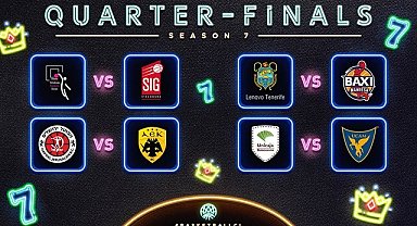 Basketbol Şampiyonlar Ligi çeyrek final eşleşmeleri belli oldu