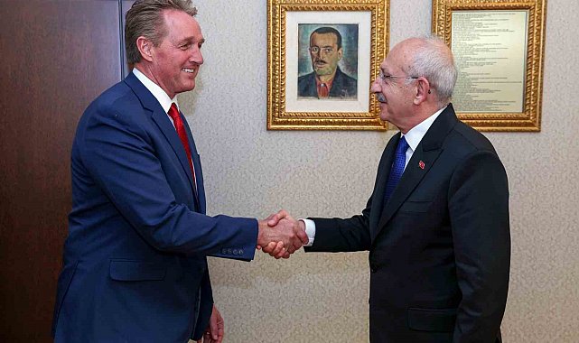 CHP lideri Kılıçdaroğlu, ABD Büyükelçisi Flake'i kabul etti