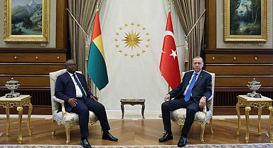 Cumhurbaşkanı Erdoğan, Gine Bissau Cumhurbaşkanı Embalo ile görüştü