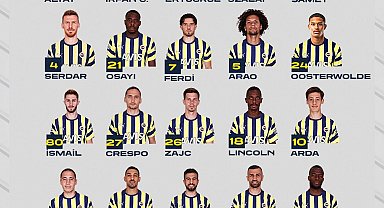 Fenerbahçe'nin, Kayserispor maçı kamp kadrosu belli oldu