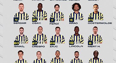 Fenerbahçe'nin, Sevilla maçı kamp kadrosu belli oldu