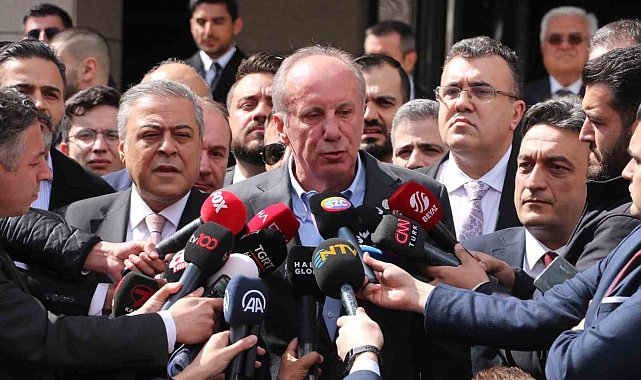 İnce, cumhurbaşkanlığı adaylık başvurusunu yaptı: "Yüzde 30'un üzerinde bir oyla tamamlayacağız"