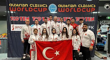 Milli kick boksçu Efe Aydın, Avusturya'da dünya ikincisi oldu
