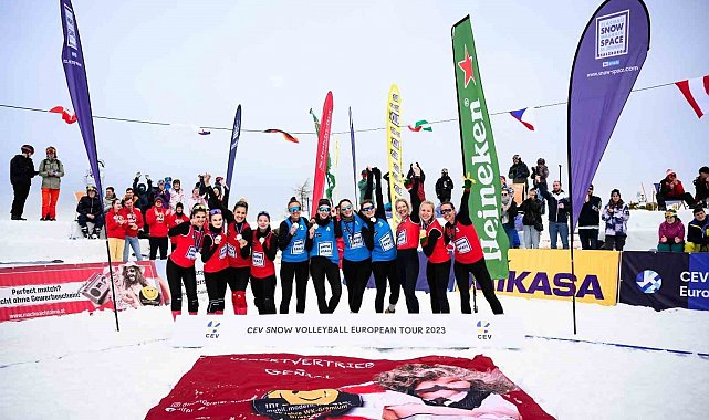 Milliler, CEV Kar Voleybolu Avrupa Turu Wagrain Etabı'nda şampiyon oldu