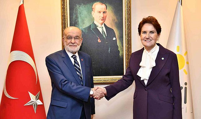 SP Genel Başkanı Karamollaoğlu'ndan Akşener'e ziyaret