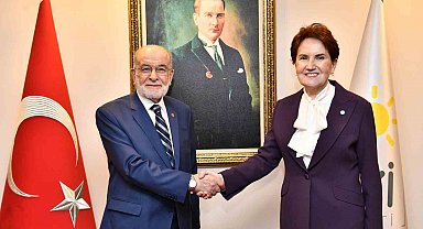 SP Genel Başkanı Karamollaoğlu'ndan Akşener'e ziyaret