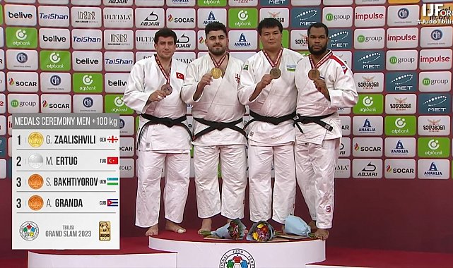 Tiflis Grand Slam'de Münir Ertuğ'dan gümüş madalya