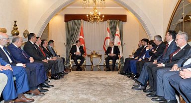 TSYD'den KKTC Cumhurbaşkanı Ersin Tatar'a ziyaret