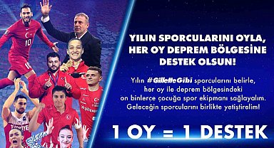 Yılın Sporcusu Ödülleri'nde kullanılan oylar deprem bölgelerine olanak sağlayacak