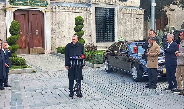 Cumhurbaşkanı Erdoğan bayram namazını Ayasofya'da kıldı