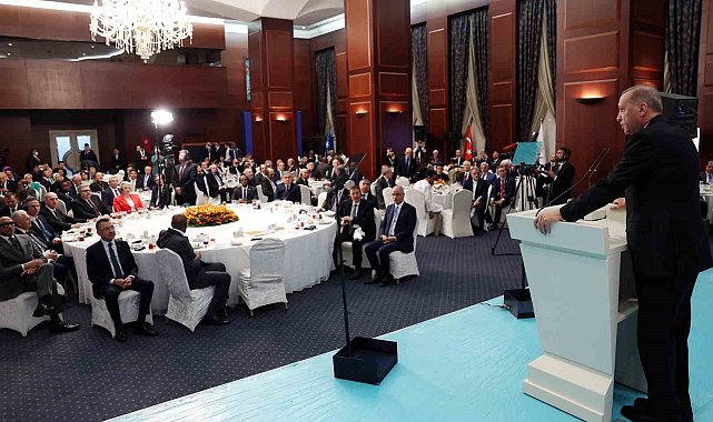Cumhurbaşkanı Erdoğan, Büyükelçilerle iftar programında konuştu