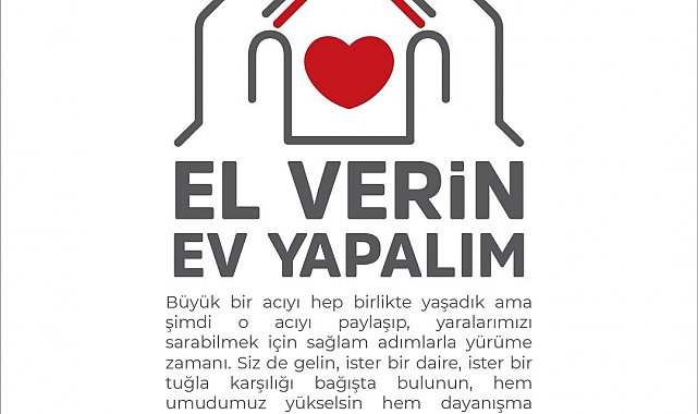 Trendyol'dan afet bölgesi kalıcı konut seferberliğine destek
