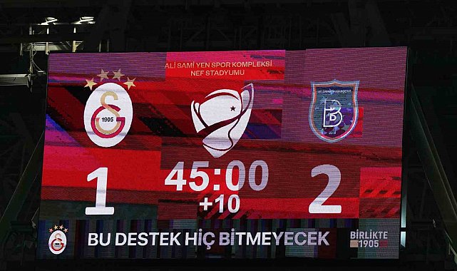 Ziraat Türkiye Kupası: Galatasaray: 1 - Medipol Başakşehir: 2